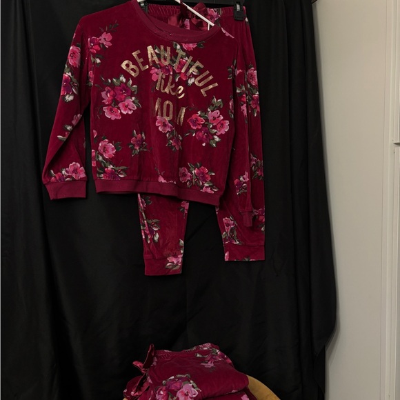 Children’s Place (3) Girls Floral Pajama Set “Beautiful Like Mom” - XXL, XL, M - Picture 3 of 7